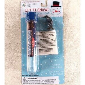 Let It Snow Grow "Faux Snow!" In an Instant!  Snowman